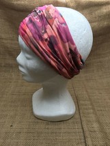 EURO BAND/MASK FLORAL DESIGN STRETCH HEADBAND CAN BE USED AS A MASK - £11.86 GBP