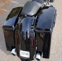 Fat Ass Wide Width Extended Stretched Hard Saddlebag Fits Harley HD Touring 40% - £385.58 GBP