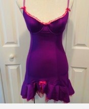 Victoria Secret Sexy Little Things Pink/Purple Night Gown Size 36B. Womens-NEW - £69.64 GBP