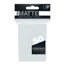 2 packs of 50 (100) Ultra PRO Pro-Matte Clear Standard Sized Card Sleeves - $14.69