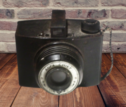 VINTAGE 1940&#39;S AGFA CHIEF CAMERA has leather strap  - £17.61 GBP