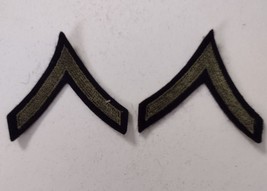 WW2 ERA ARMY PRIVATE FIRST CLASS CHEVRONS PAIR (2) NOS :KY21-1 - £3.15 GBP