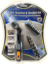Ultra - U12-40525 - Screwdriver Ratchet &amp; Socket Kit - 9 x Screw Bits - ... - $31.99