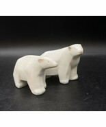 Modern Cubist Ceramic Polar Bear Sculptures Contemporary Design - $752.48 MXN