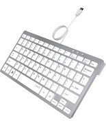 Wired Keyboard, Wired Computer Keyboard for Laptops, Plug & Play USB Keyboard - $19.79