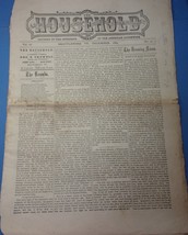 Vintage The Household Brattleboro VT December 1884 - $190.17 MXN