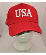 New USA 45 MAGA Red Baseball Cap Hat Adjustable Unisex President Trump - $10.69