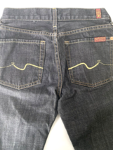 7 For All Mankind Jeans Jerome Dahan Bootcut Womens Dark Jeans 25x30 Y2K... - $22.56