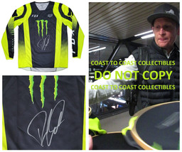 Ricky Carmichael Signed Monster Jersey Proof Autographed Supercross Motocross - £272.65 GBP