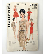UNCUT Butterick Sewing Pattern 2460, Jacket Capelet Dress Over Skirt, Si... - £12.58 GBP