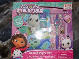 DREAMWORKS Gabby’s Dollhouse Secret Diary Set W/Sticker Sheets, Keys, an... - £20.45 GBP