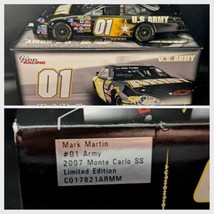 2007 Mark Martin #01 Esercito Nascar Motorsports Authentics 1:24 Diecast... - $50.59
