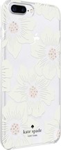 Kate Spade Protective Case for iPhone 6 6s 7 8 Plus Clear White Floral C... - £6.93 GBP