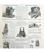 Electrical Apparatus Motors Phones 1897 Advertisement Victorian Full Pag... - £31.95 GBP