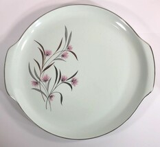 Vintage Universal Potteries Ballerina Mist Strawflower Chop Plate Platte... - $244.80 MXN