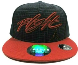 Jordan Unisex Flight Fitted Cap Size 7 Color Red Navy - £29.95 GBP