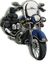 Hot Rods on a Canvas Beautiful Bikers Patch Collection [Mighty Blue Chopper ] [A - £13.09 GBP