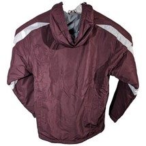 Moroa Forsyth Trojans Burgundy Fleece Lined Jacket Mens M Holloway MTF S... - £23.91 GBP