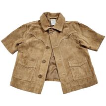 Gymboree Junior Jr. Cowboy 0-3-6 Months Real Suede Leather Western Jacket - €25,31 EUR