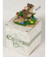 CHARMING TAILS NEW GIVE LUCK A SHOT HORSESHOES MOUSE FIGURINE 83/106 NIB - €15,11 EUR