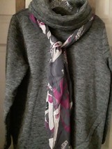 Vintage Zazou Luxe Silk scarf, shoe motif.  60&#39;s style. - £25.57 GBP
