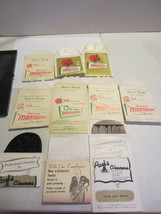 Vintage Pocket Hanky Insert cleaners advertising set of 10 - $16.77