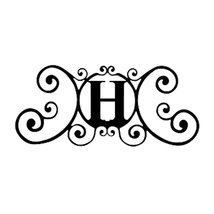 24 Inch House Plaque Letter H - $49.95