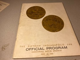 1966 The 50th Indianapolis 500 Official Program - £19.65 GBP