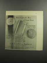 1952 Van Cleef &amp; Arpels Ad - Audemars Piguet Watch; Mysterious Lighter - £14.48 GBP