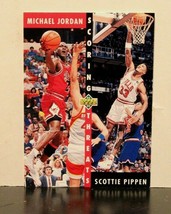 1992 - 1993 Upper Deck Scoring Threats Michael Jordan Scottie Pippen Bulls #62 - £6.29 GBP