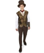 Mens Steampunk Victorian 4 Pc Adult Deluxe Halloween Costume-size M 40-42 - £31.38 GBP