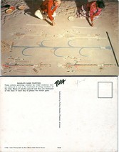 USA Navajo Native American Man &amp; Woman Sand Painting VTG Postcard - £7.51 GBP