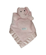 Vitamins Baby Plush Lovey Pink Elephant Security Blanket Satin Trim 2011... - $12.19 CAD
