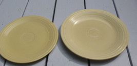 Fiesta 2 Piece Set  Pastel Yellow: Dinner &amp; Salad Plate HL Co &amp; Unmarked Ware - £11.98 GBP