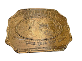 Belt Buckle Southern Comfort Grand Ole Drink of South Brass Made In USA ... - £13.34 GBP