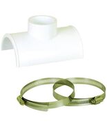 Sioux Chief Smart Saddle Schedule 40 4 in. Slip in. PVC Tapped Saddle Tee - $44.36 CAD