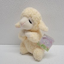 Vintage Russ Berrie Prayer Lamb Sheep Cream Stuffed Plush Christian - New - $21.18