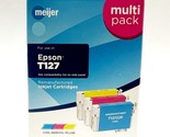 Meijer Remanufactured Ink Cartridges for Epson T127 - COLOR (C, M, Y) - $5.88
