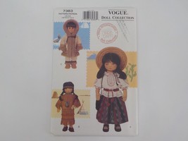 Rare Vogue Craft PATTERN#7383 International Doll Collection Linda Carr UNCUT2000 - £19.71 GBP