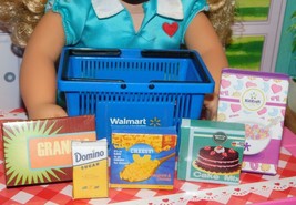 18&quot; Doll Walmart Shopping Basket Food Lot E fits Our Generation American Girl - £11.81 GBP