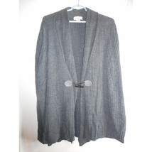 Dark Grey plus Size 24 / 26 Knit Open Sweater Cardigan Covington Woman - $371.81 MXN