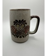 Vintage Stoneware OWL  Mug 5 inches NB4 - $11.88