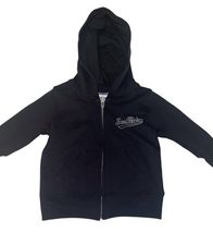 San Pedro Baby Hoodie Zip Sweatshirt Black Size 12M Port & Company NWOT image 2