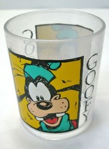 Vintage Thermo-Serv Disney Goofy Plastic Cup USA Colorful Clear Bar - £3.81 GBP