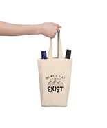 Double Wine Tote Bag with Mountain Graphic - Inspirational Gifts for Adv... - $31.93