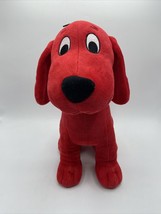 Scholastic Clifford the Big Red Dog 2011 Plush Normal Bridwell 13&quot; Sitti... - £6.39 GBP