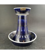 ARABIA Finland &#39;VALENCIA&#39; Cobalt Blue Ceramic 5 1/8&quot; Candlestick OBO - €76,39 EUR