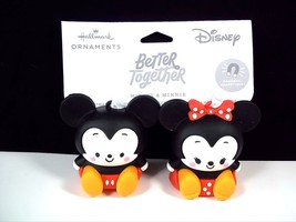 Hallmark Better Together magnetic ornaments Mickey &amp; Minnie NEW 2023 - £12.86 GBP