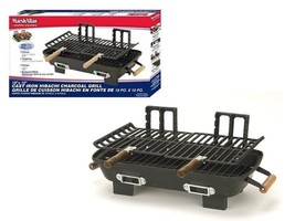 Marsh Allen 30052 Hibachi Charcoal Grill 10&#39;&#39; x 18&#39;&#39; in. Black - $44.54