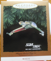 Hallmark Ornament 1994 Klingon Bird of Prey Star Trek -Flickering Lights-QLX7386 - £19.63 GBP